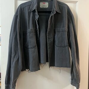 Levi's Women's Charcoal Denim Jacket